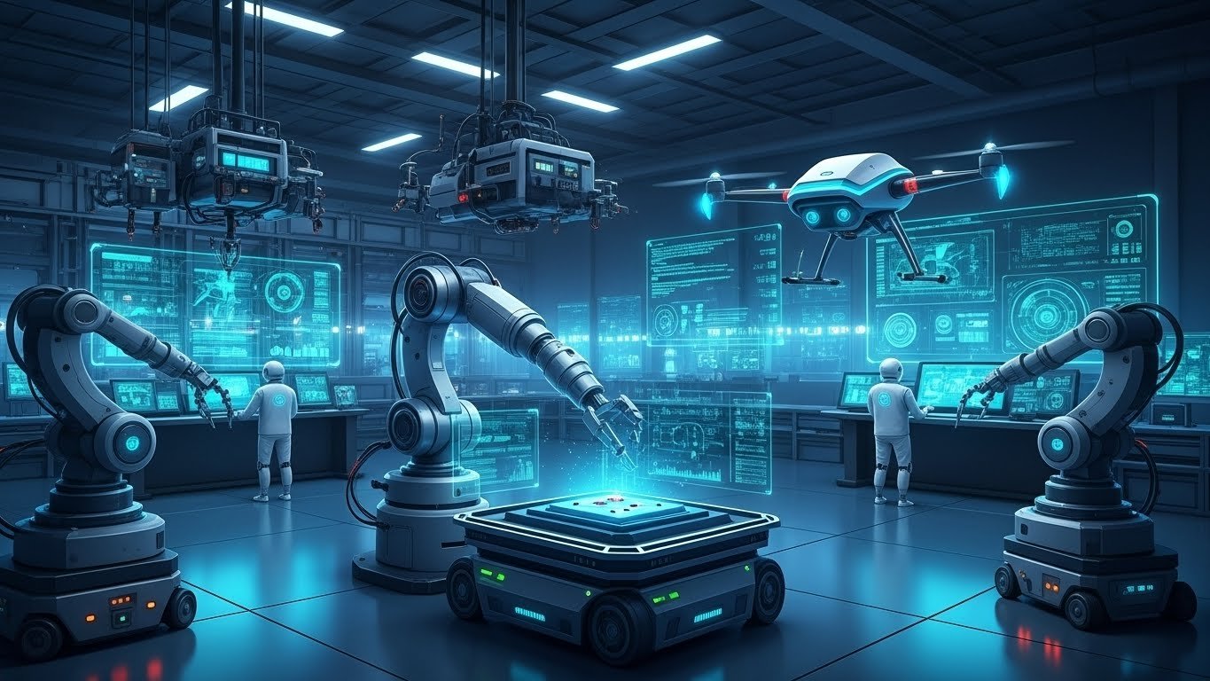Read more about the article Empowering Industries: The Future of Intelligent Automation through AI and Robotics (With Intelligent Automation’s Trillion Dollar Agentic Brain Audio Overview & Quiz)