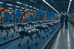 Read more about the article Unitree’s Giant Robot Factory Disrupts Global Robotics/Mass production of service robots