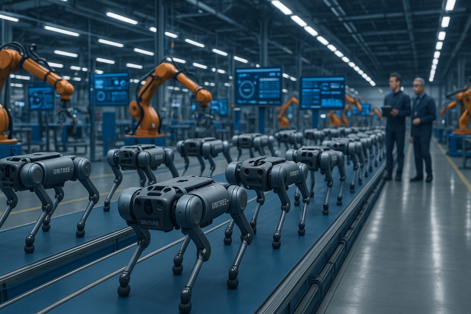 Read more about the article Unitree’s Giant Robot Factory Disrupts Global Robotics/Mass production of service robots