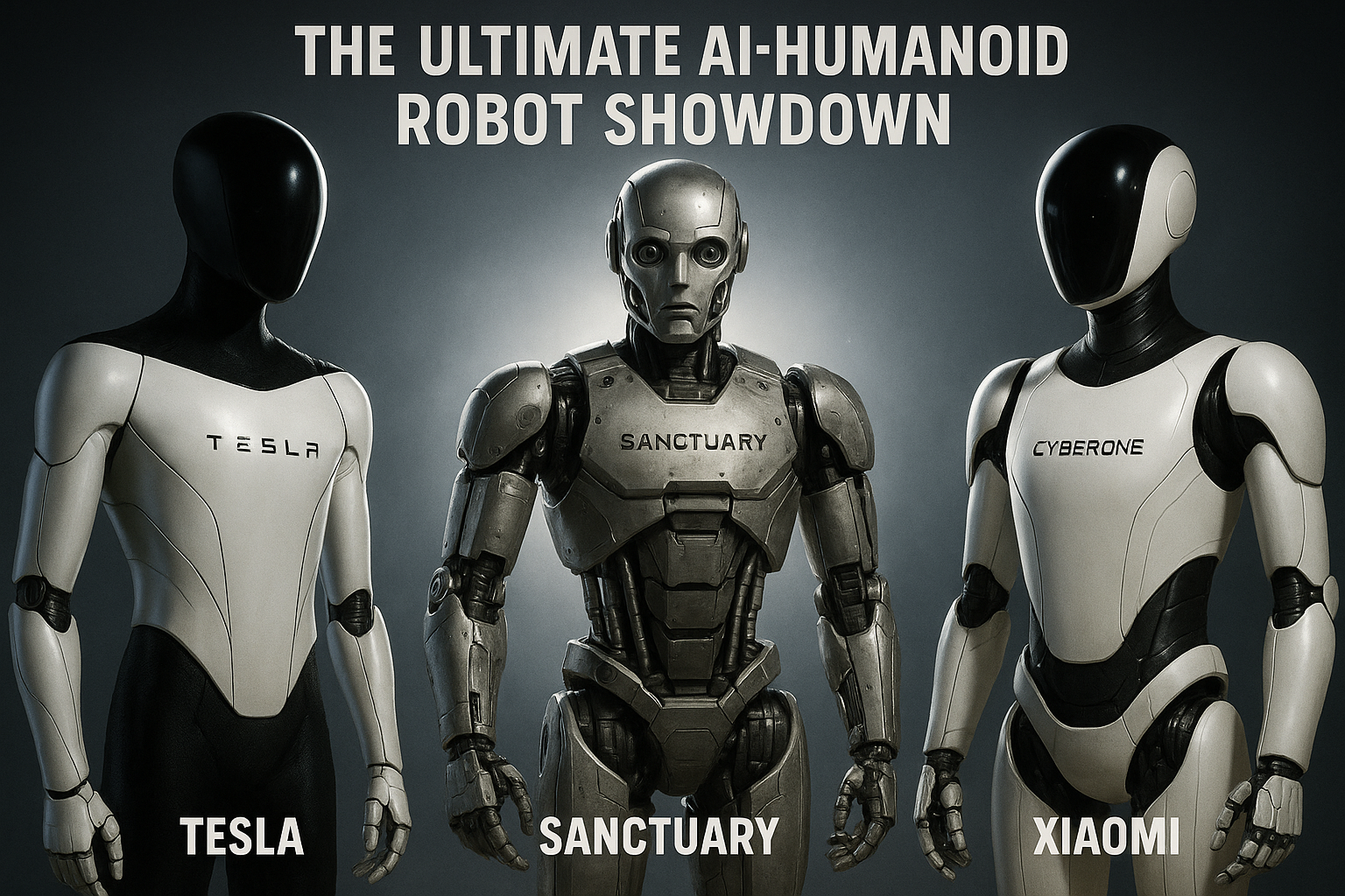 Read more about the article The Ultimate AI-Humanoid Robot Showdown: Tesla Optimus vs Sanctuary AI vs Xiaomi CyberOne