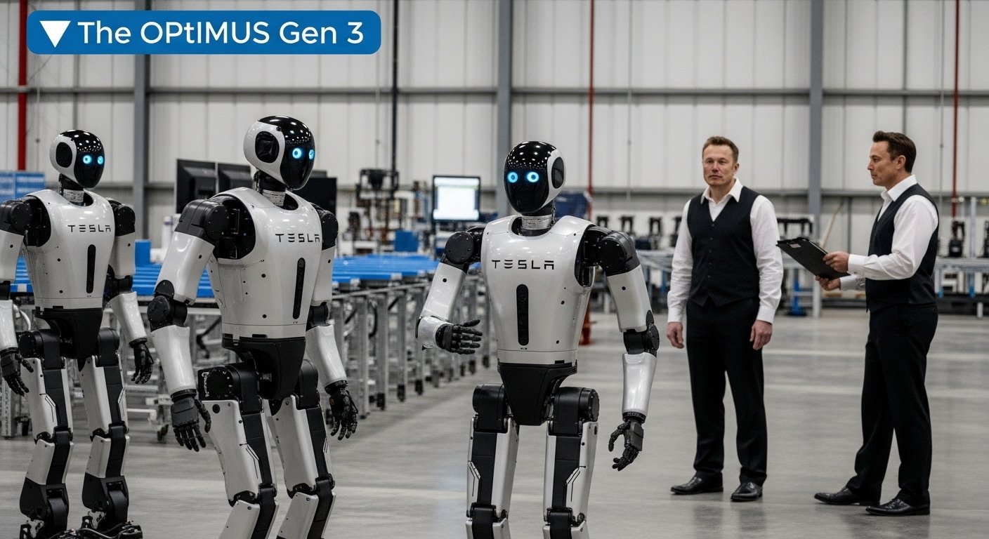 Read more about the article Tesla Optimus Gen 3 at Giga Texas: Unpacking the Factory Trial, Capabilities, and Production Realities( With Tesla’s Optimus Breakthroughs & Benchmarks Audio Overview)
