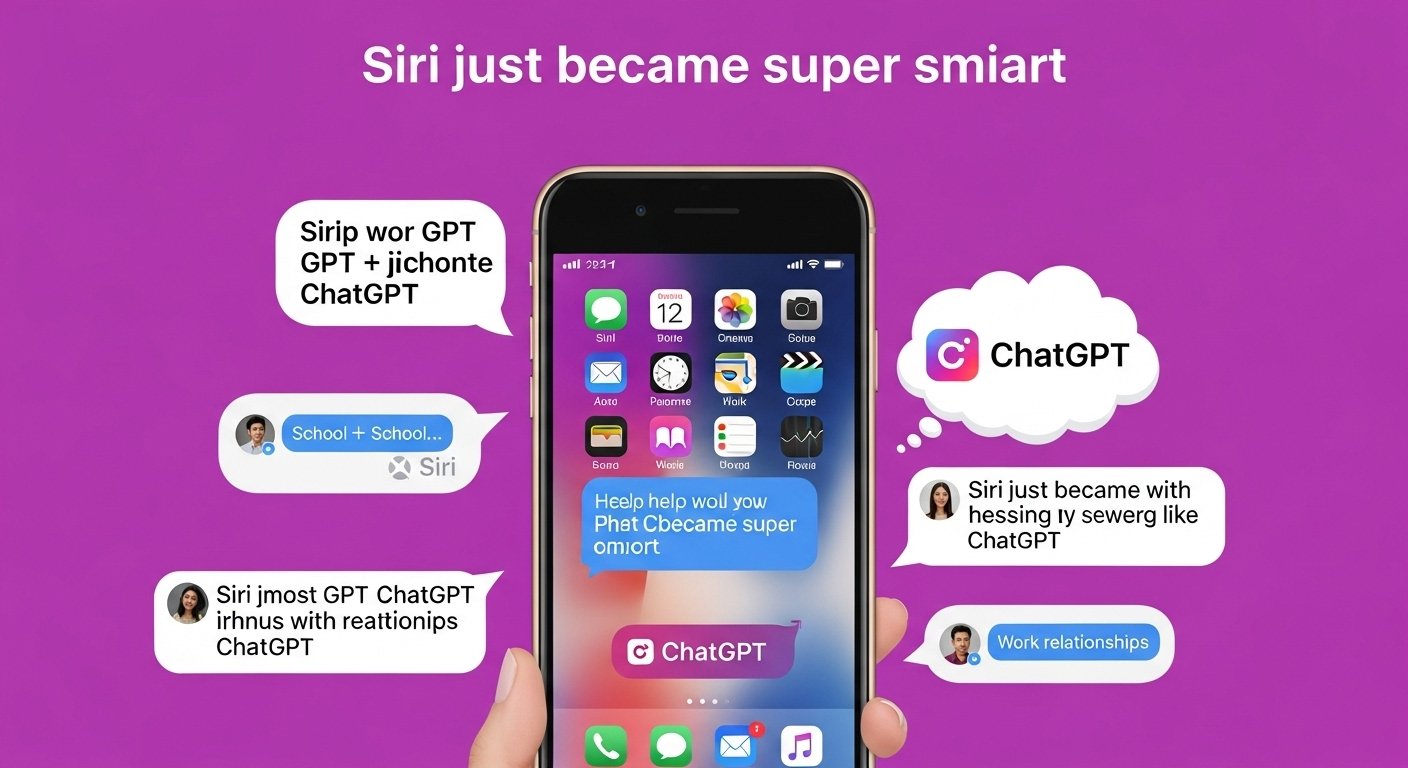 Read more about the article The iPhone Just Got a Brain Transplant: Siri’s Supercharged Future with ChatGPT!( With Siri Just became Super Smart Audio Overview)