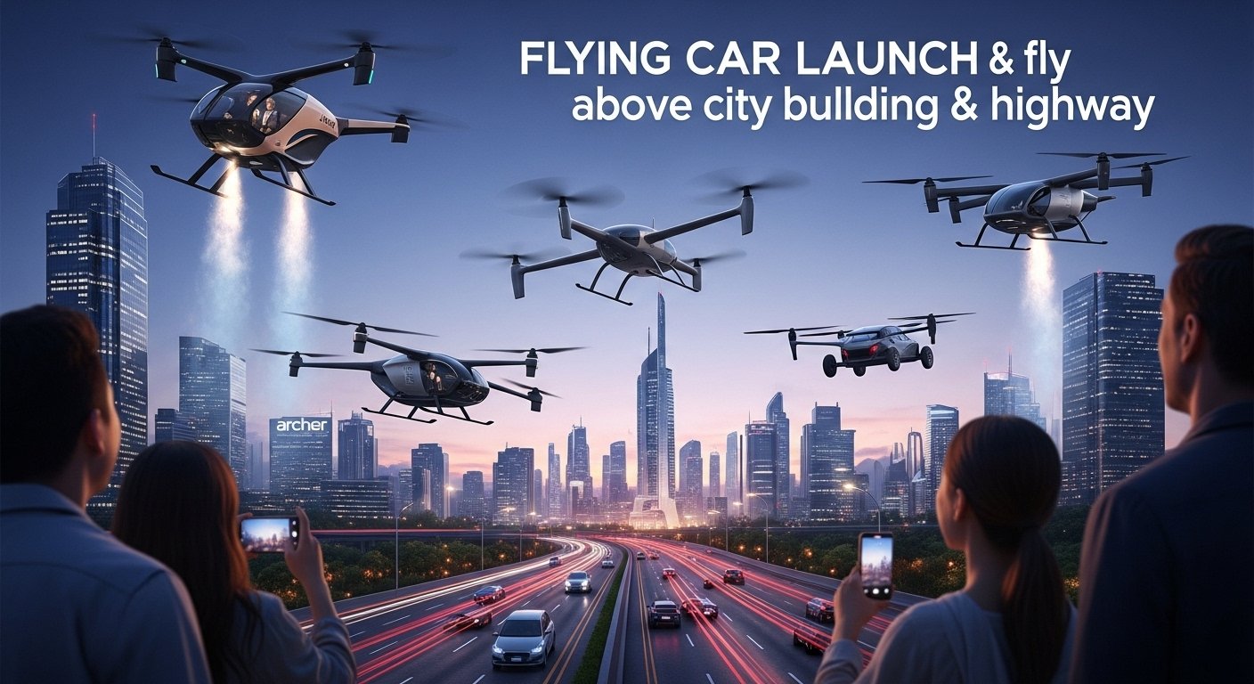 Read more about the article Flying Car Technologies Set for Commercial Launch in 2025: Reality or Dream? (With Flying Cars Hype or Reality? Audio Overview)