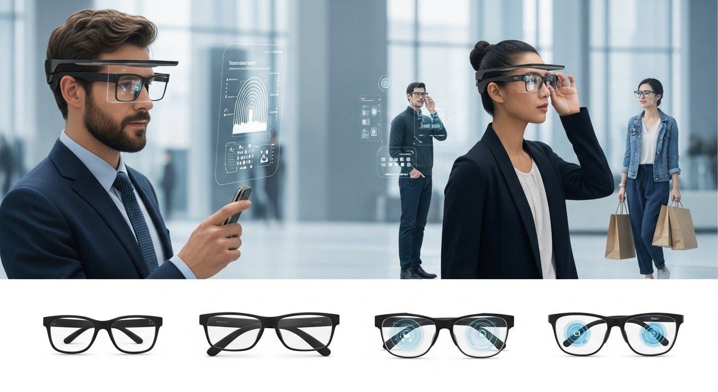Read more about the article Beyond the Screen: Smart Glasses, Meta’s Massive Bet, and the Augmented Reality Future That Will Change Everything (With AR Smart Glasses_The Battle for the Next Computing Platform & Reality Audio Overview)