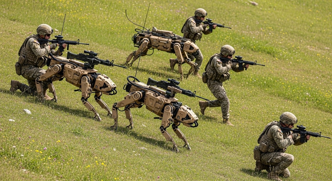 Read more about the article Robo-Dogs on the March: China’s New Battlefield Tech and What It Means for Ukraine, Russia, and the Future of War(With Robot Dogs of War-The Future of Combat Accountability Audio Overview)