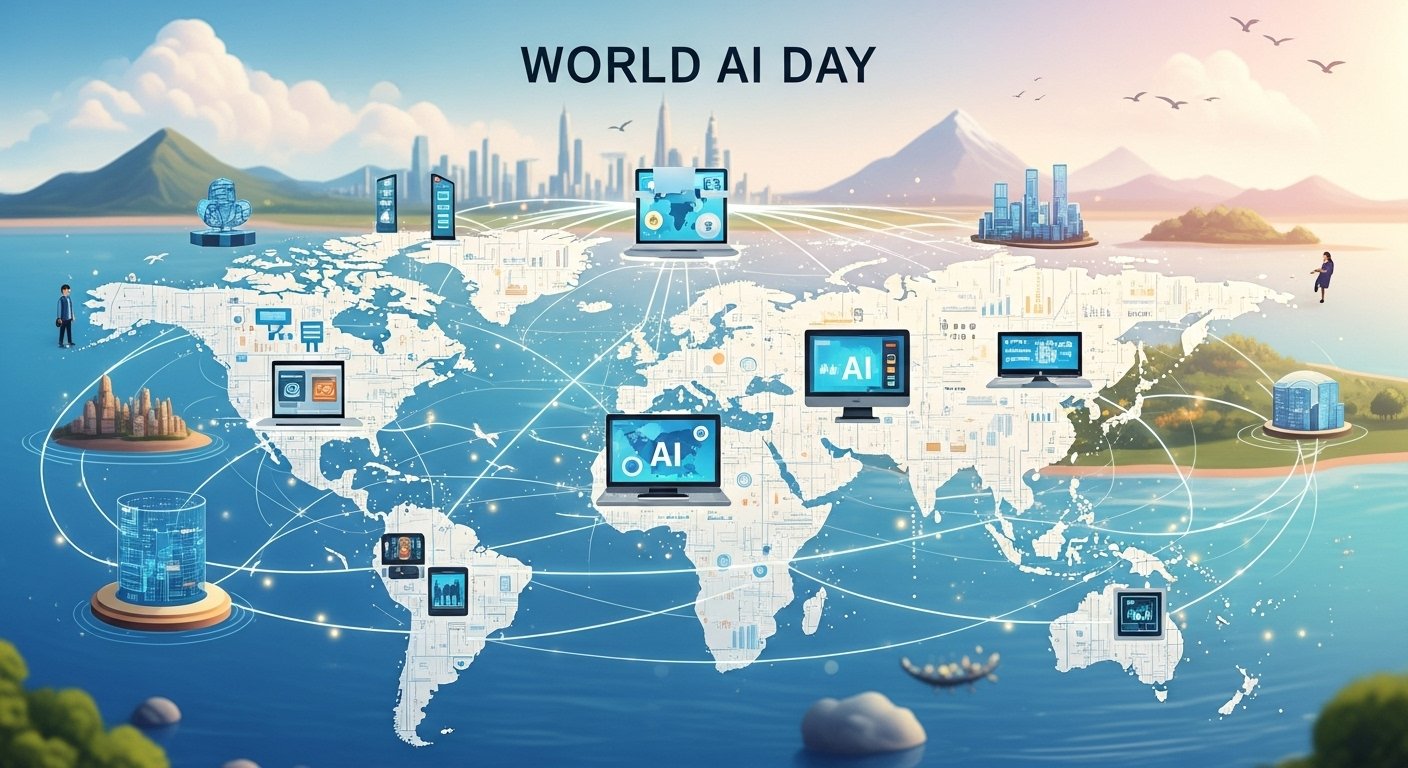 Read more about the article Beyond the Hype: Celebrating World AI Day and AI’s profound Impact on Humanity (With World AI Day AI Unpacked  Audio Overview)