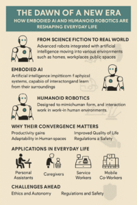 Read more about the article The Dawn of a New Era: How Embodied AI and Humanoid Robotics Are Reshaping Everyday Life (With “From Sci-Fi to Your Living Room” Audio Overview)