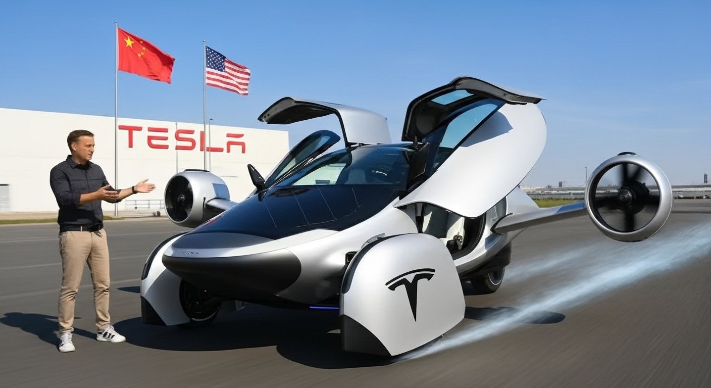 Read more about the article Elon Musk Reveals 5 Shocking Secrets Inside the $6,789 Tesla Flying Car FINALLY Coming Soon!! (With Tesla Flying Car Shocking Secrets Audio Overview & Quiz)